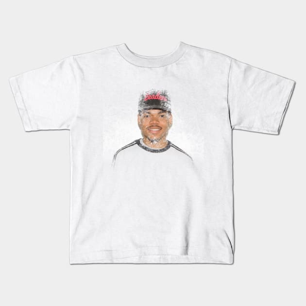 Chance the Rapper Kids T-Shirt by Tonyopp